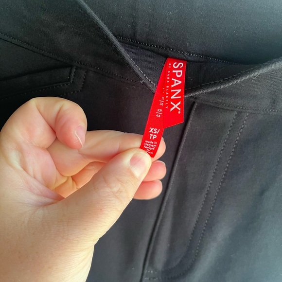 Spanx Women’s Black Like New Pull On Backseam Skinny Ponte Pants in XS - Picture 7 of 9